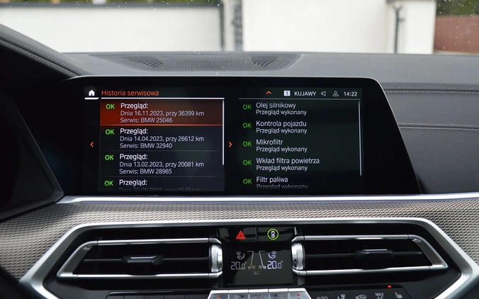 BMW X6 cena 356900 przebieg: 39000, rok produkcji 2022 z Włocławek małe 631